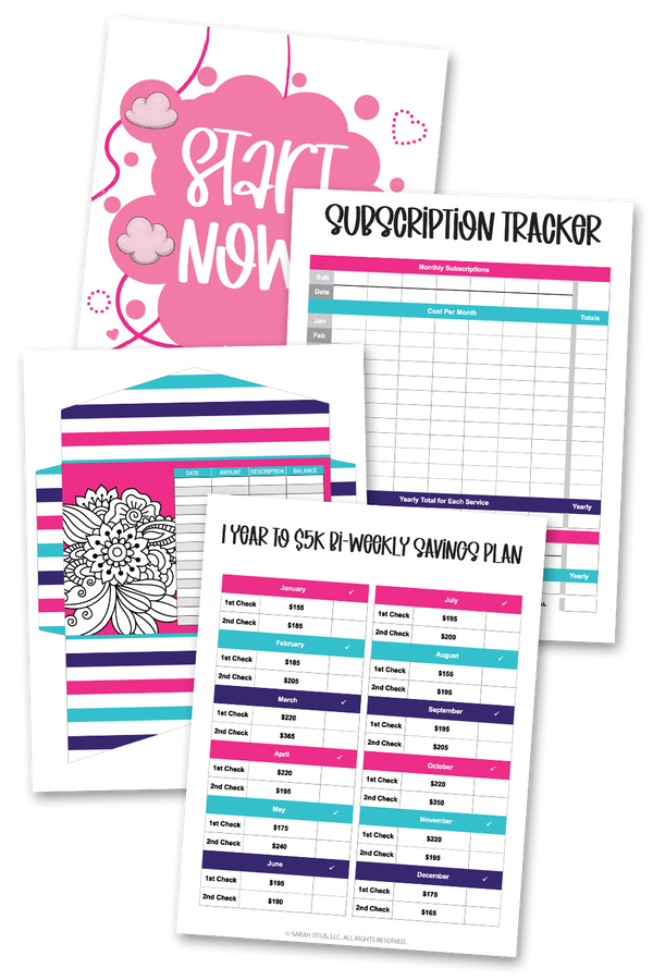 Budget Bundle {1,000+ Pages} – Sarah Titus