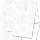 Calligraphy Hand Lettering Practice Sheets