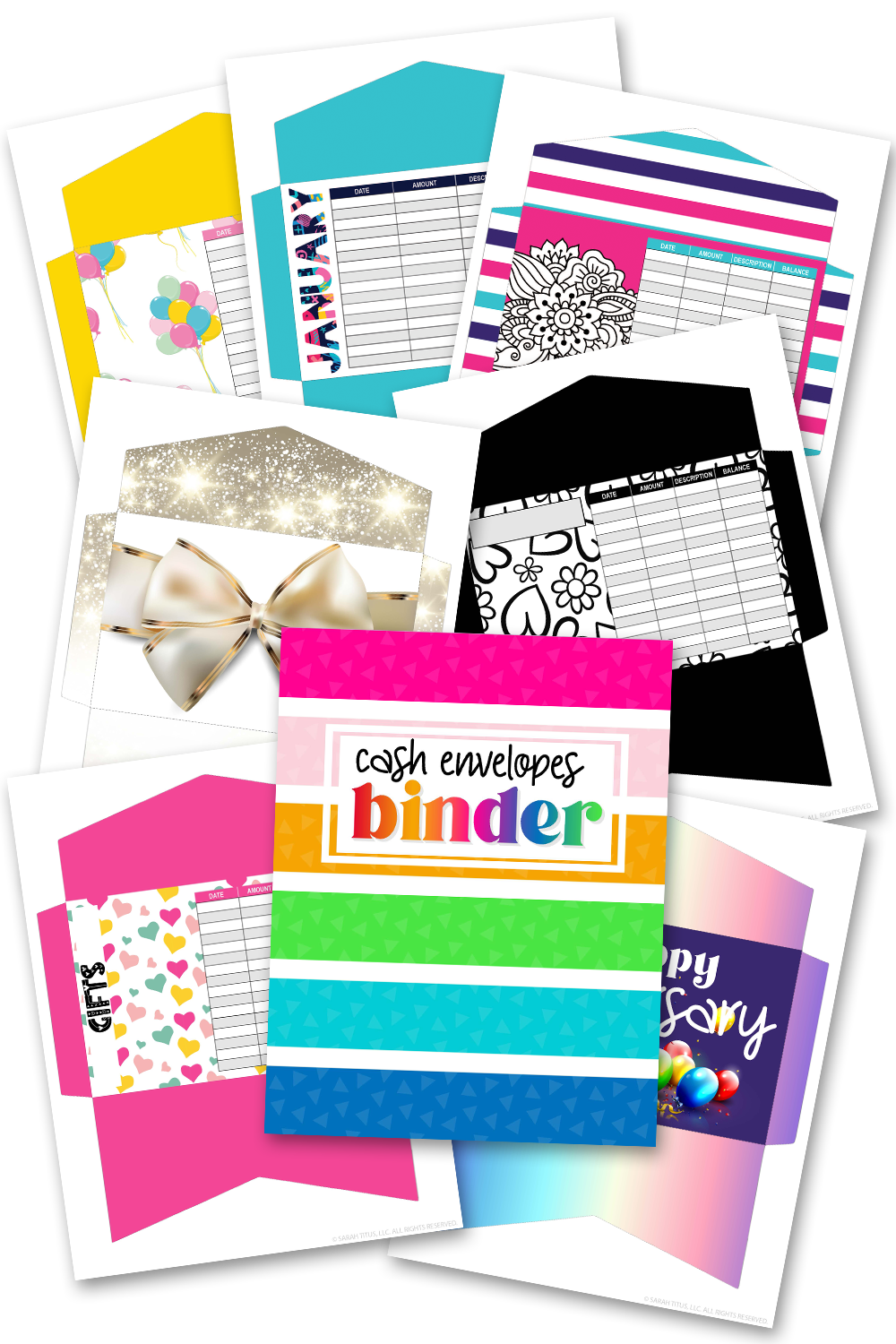 Cash Envelopes Binder 