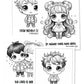 Christian Chibi Coloring Book {50+ Pages}