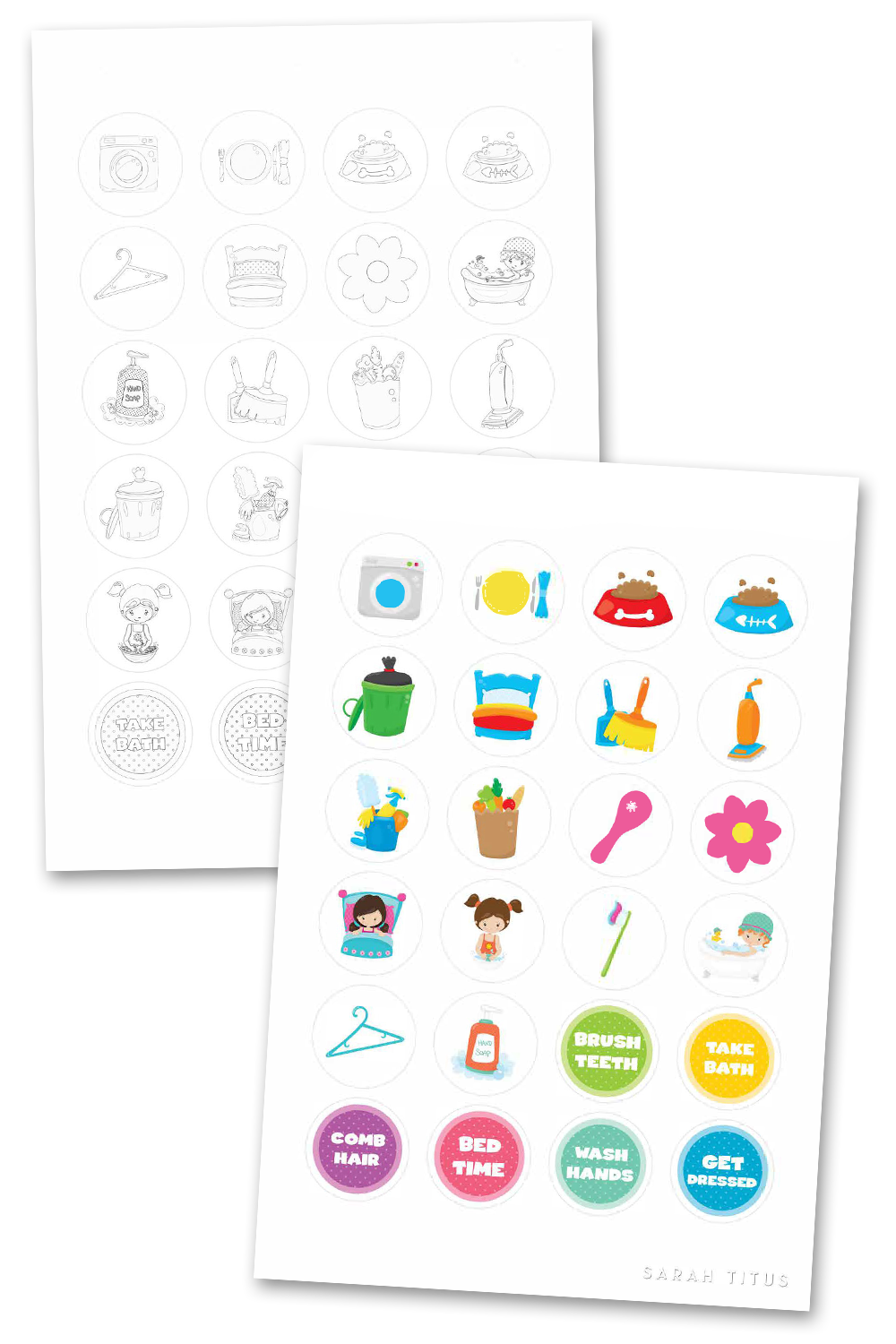 Chore Chart Stickers