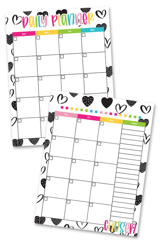 Chosen Hearts Daily Planner