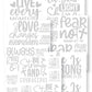 Christian Hand Lettering Practice Sheets {130+ Pages}