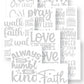 Christian Hand Lettering Practice Sheets {130+ Pages}