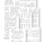 Christian Hand Lettering Practice Sheets {130+ Pages}