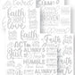 Christian Hand Lettering Practice Sheets {130+ Pages}