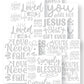 Christian Hand Lettering Practice Sheets {130+ Pages}
