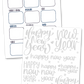 Christian New Year's Planner Set