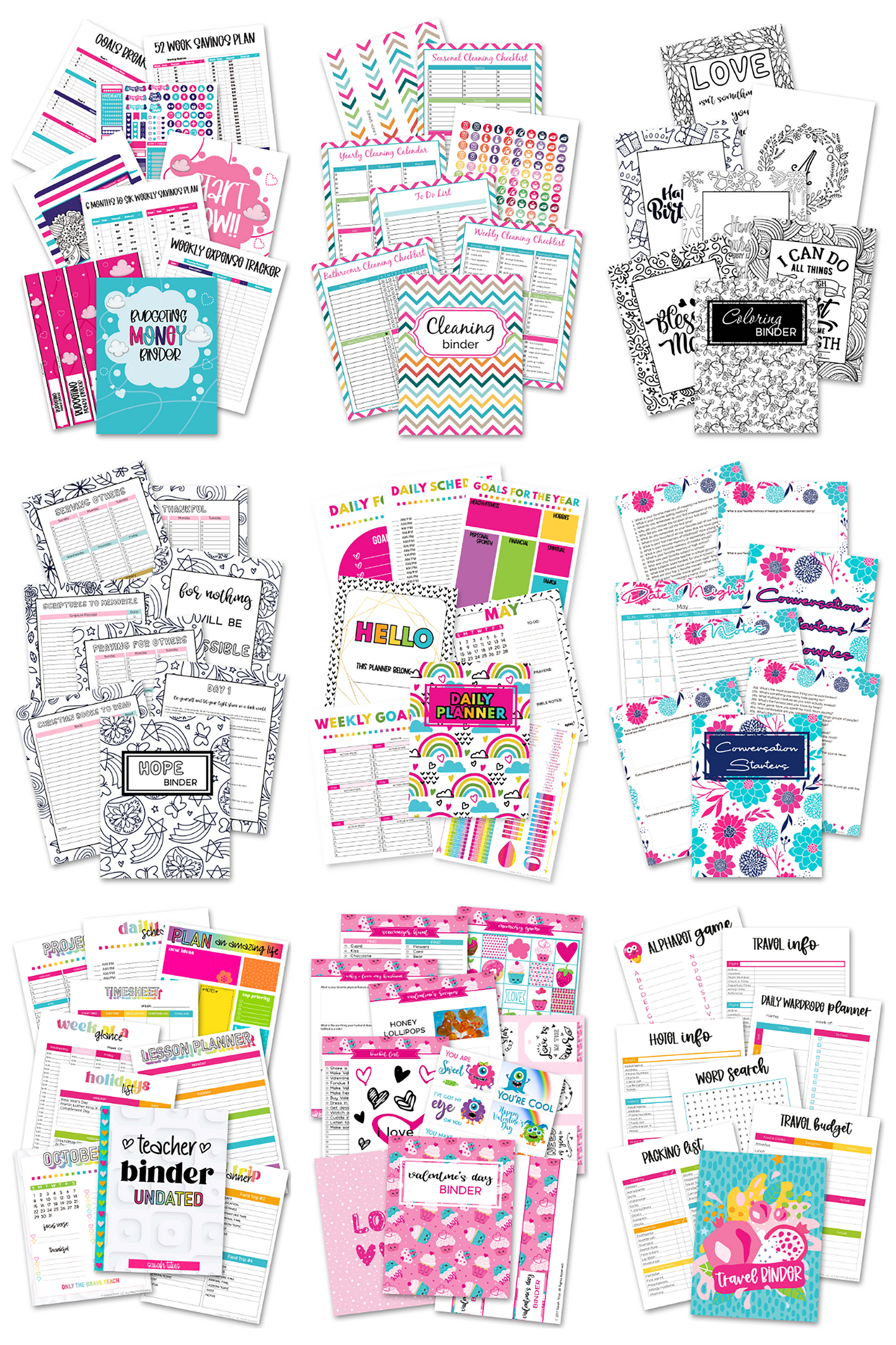 Complete Binder Set - 47 Binders {7,000+ pages}