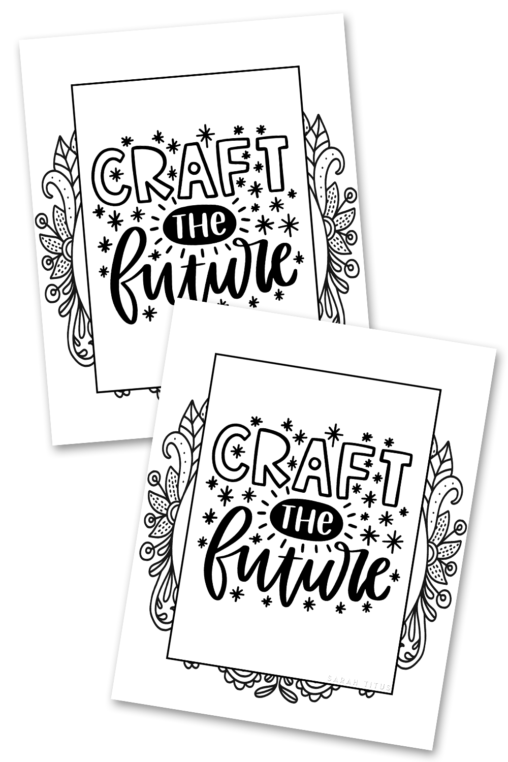 Craft the Future Coloring Page