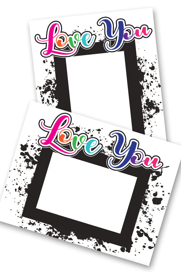 Photo Frame Wall Art Printables {Horizontal & Vertical}