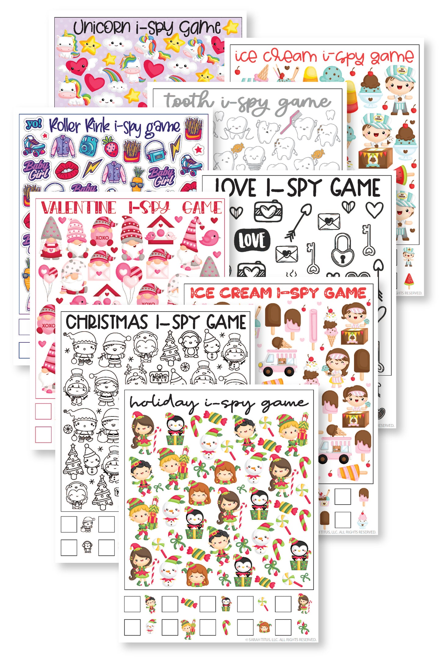 Cute I-Spy Games Pack