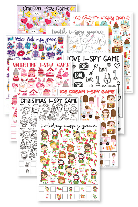 Cute I-Spy Games Pack