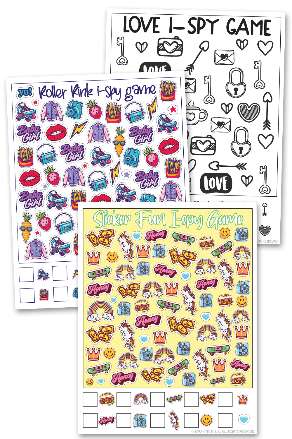 Cute I-Spy Games Pack