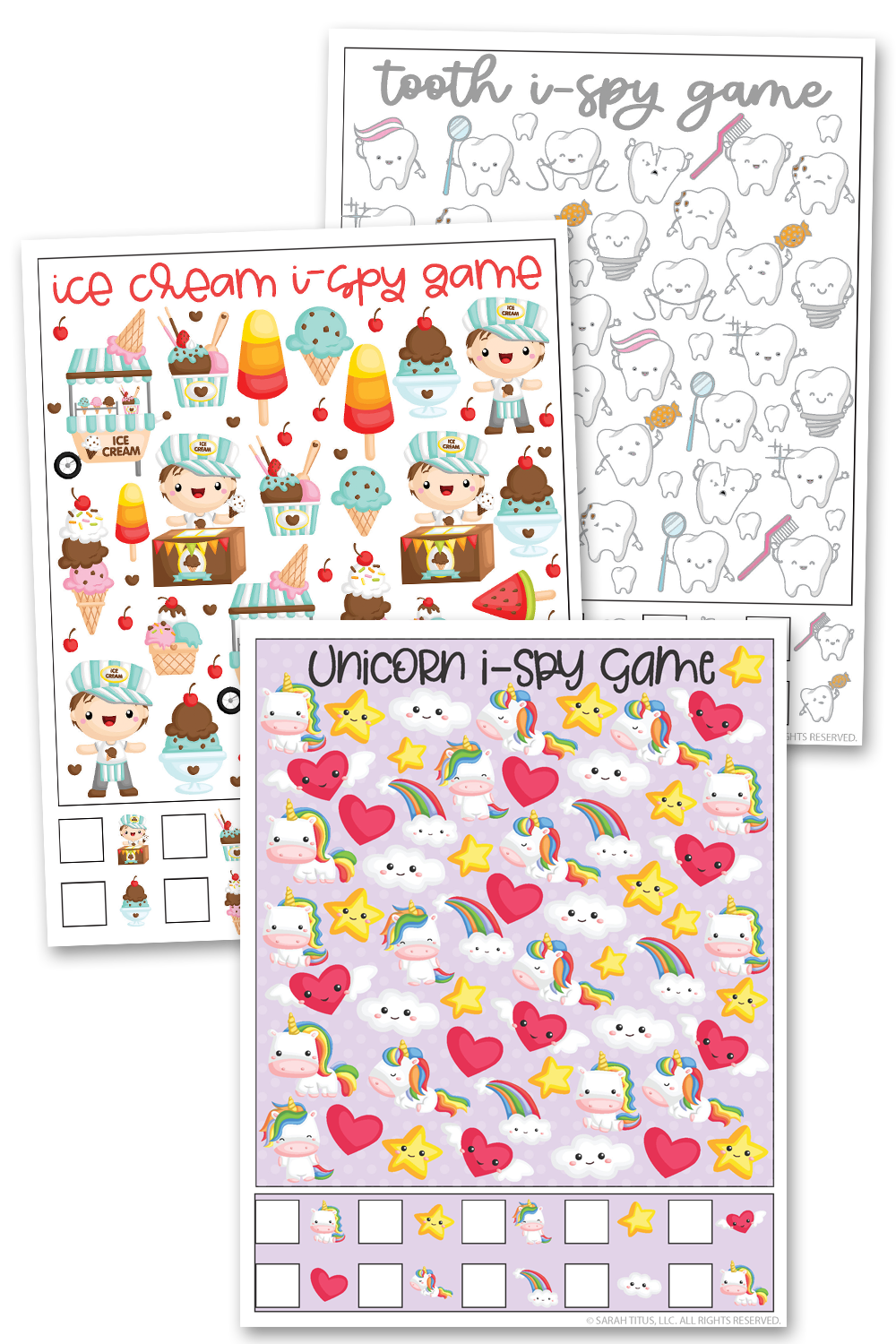 Cute I-Spy Games Pack