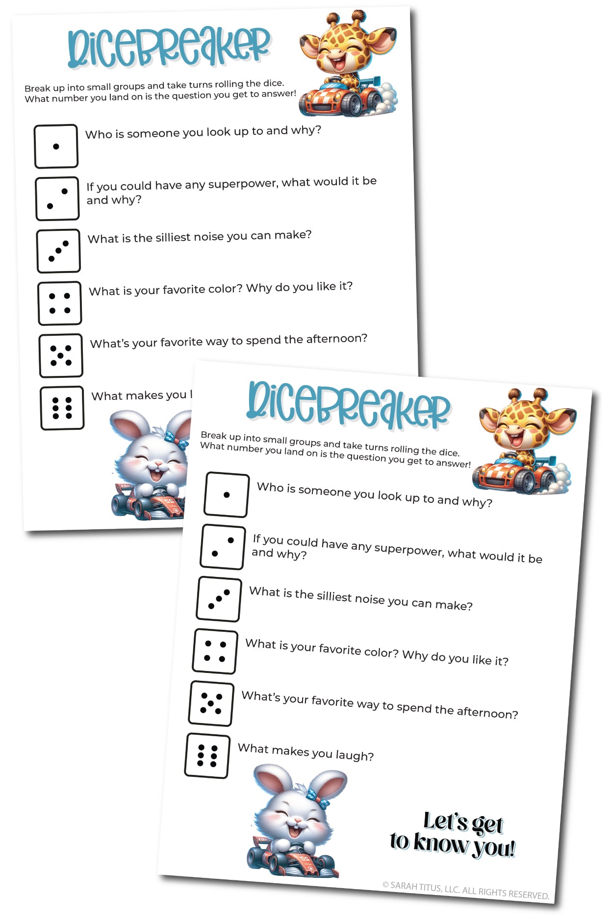 Dicebreaker - School (Racecar)