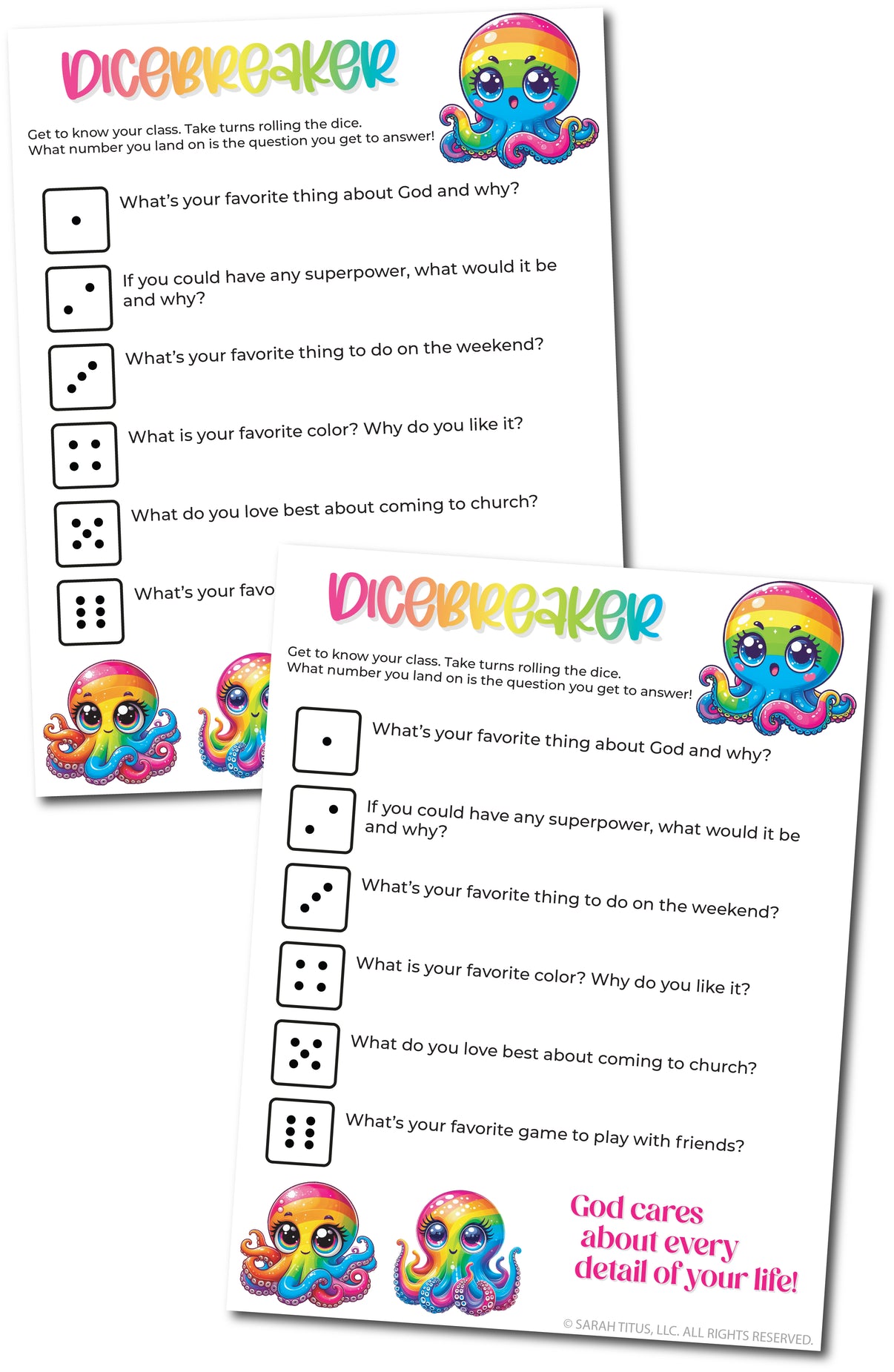 Dicebreaker - Church (Rainbow) – Sarah Titus