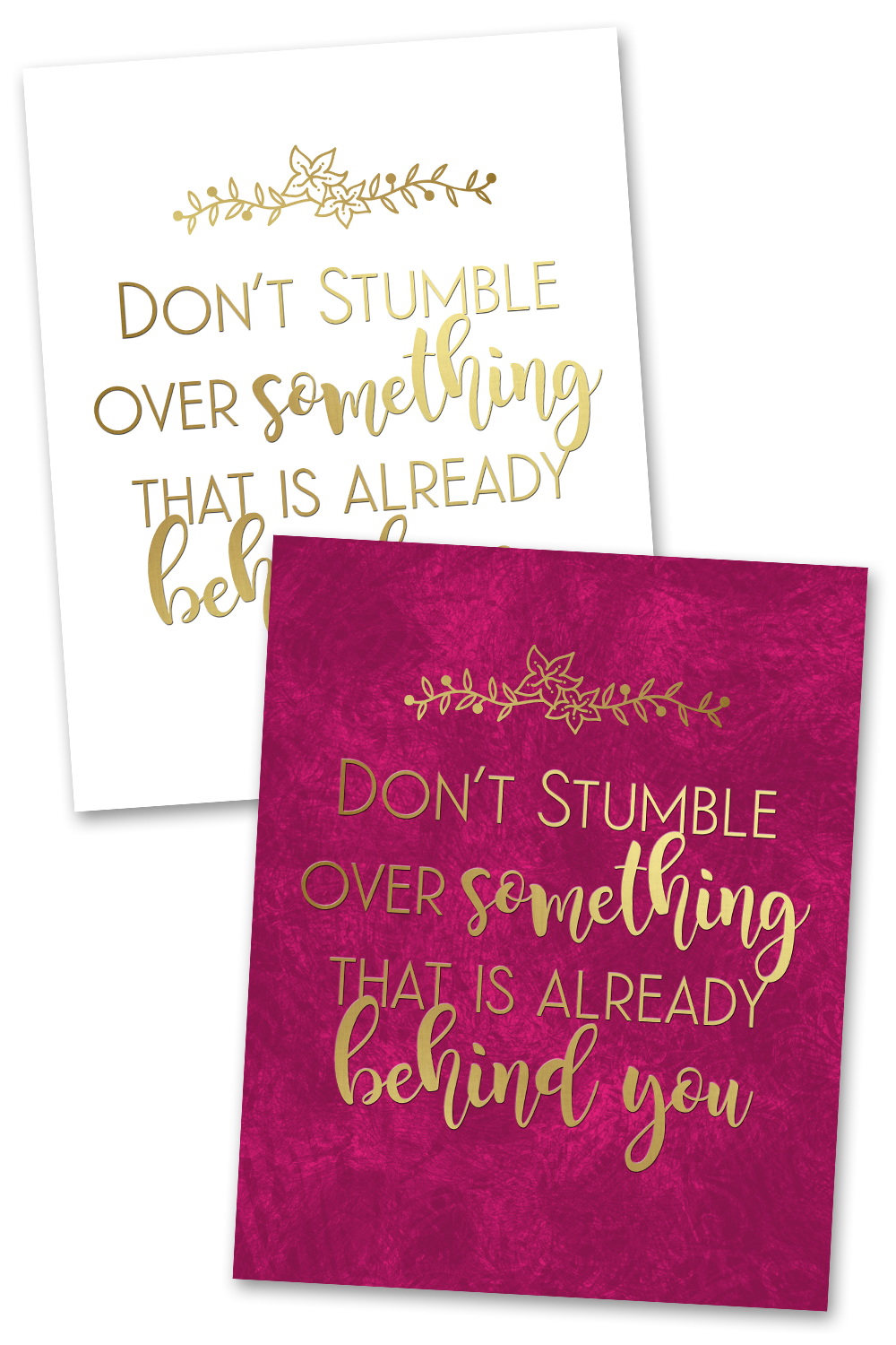 Don't Stumble Wall Art Printable