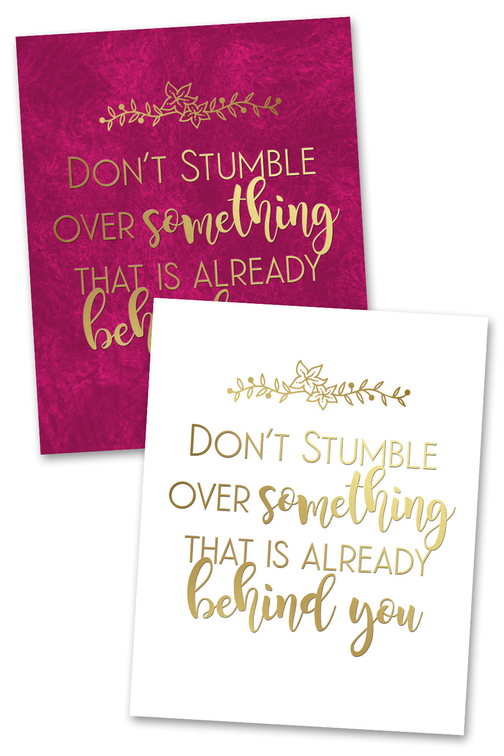 Don't Stumble Wall Art Printables