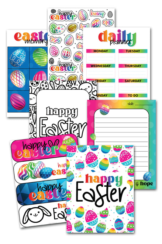 Easter Planner Pack {9 Pages + SVG }