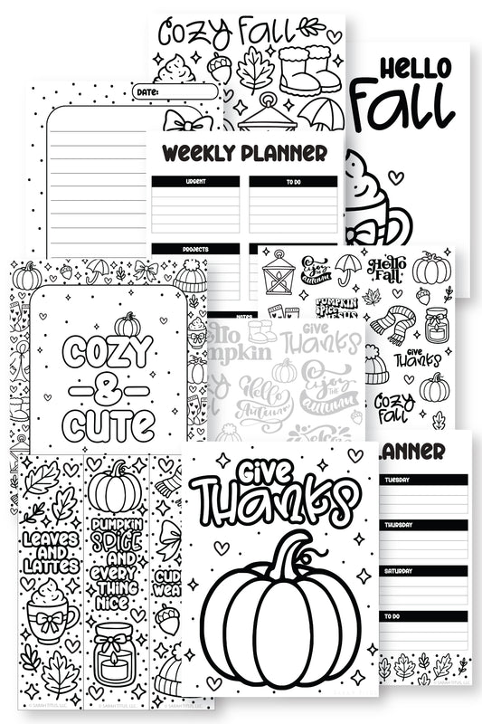 Fall Planner Pack {10 Pages}