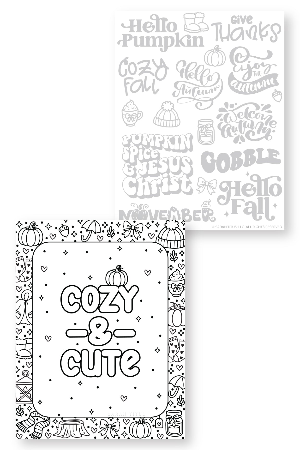 Fall Planner Pack {10 Pages}