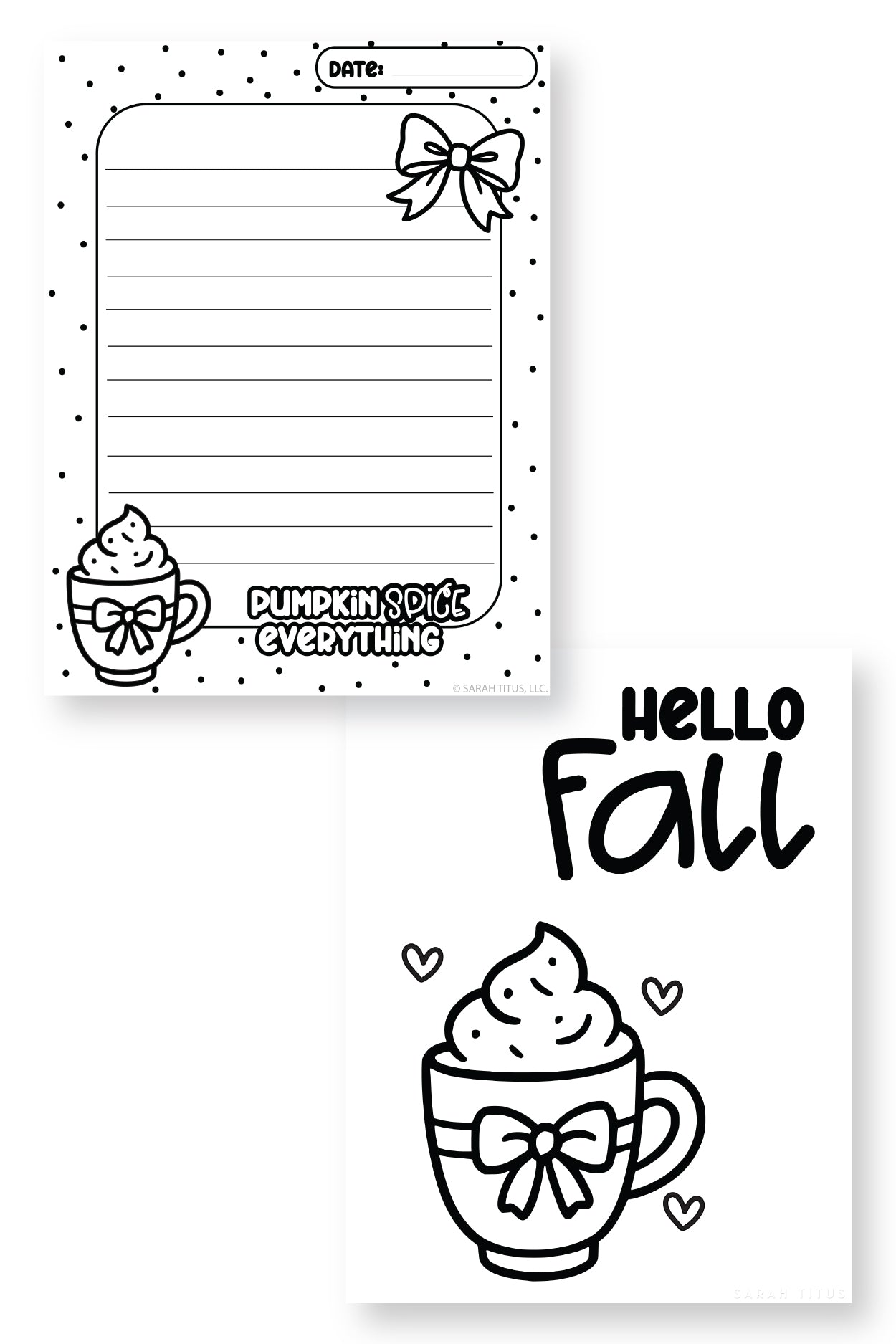 Fall Planner Pack {10 Pages}