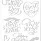 Father's Day Hand Lettering Worksheet Printables