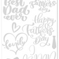 Father's Day Hand Lettering Sheets