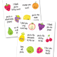 Fruit Valentine's Day Cards