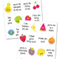 Fruit Valentine's Day Cards