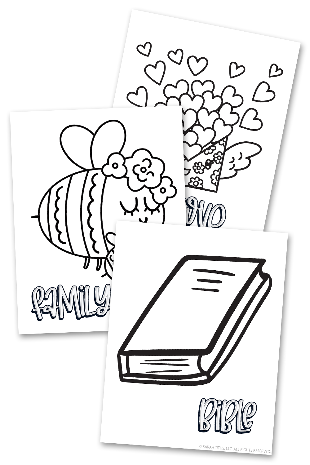 God Gives Good Things Coloring Sheets