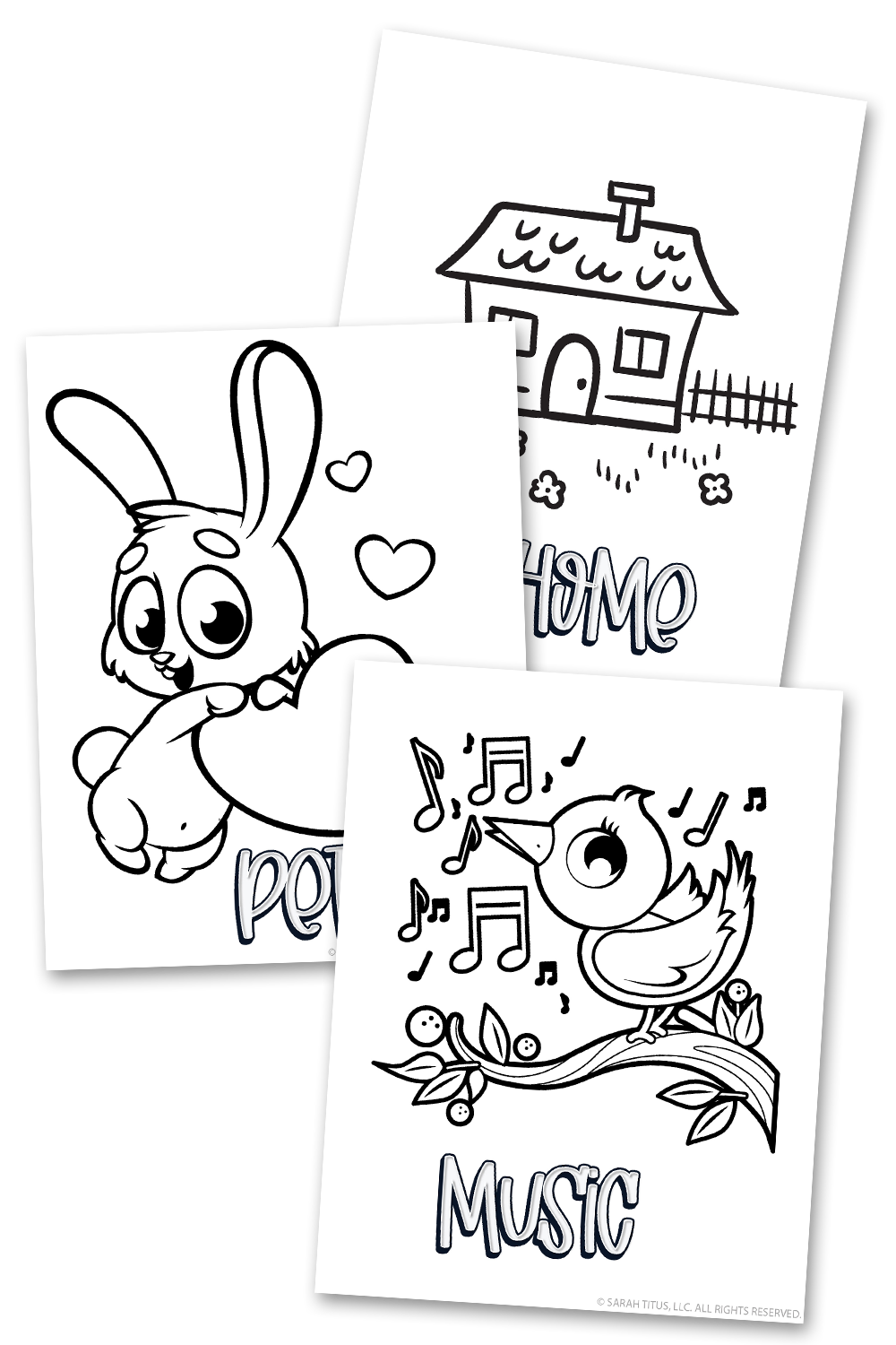 God Gives Good Things Coloring Sheets