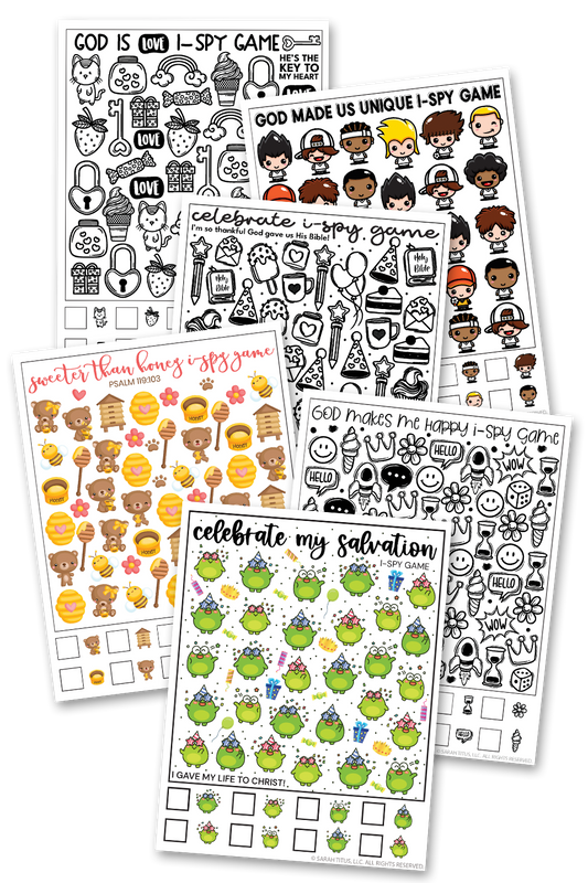 God's Gifts I-Spy Games