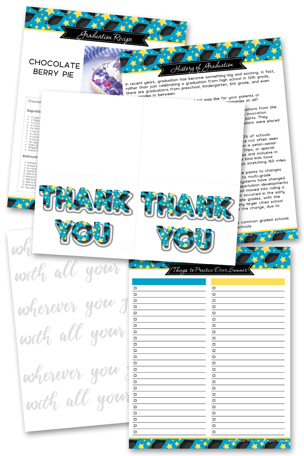 Graduation Binder {160 Pages} – Sarah Titus