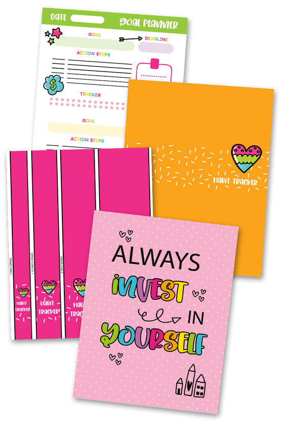 Habit Tracker Planner {29 Pages} – Sarah Titus