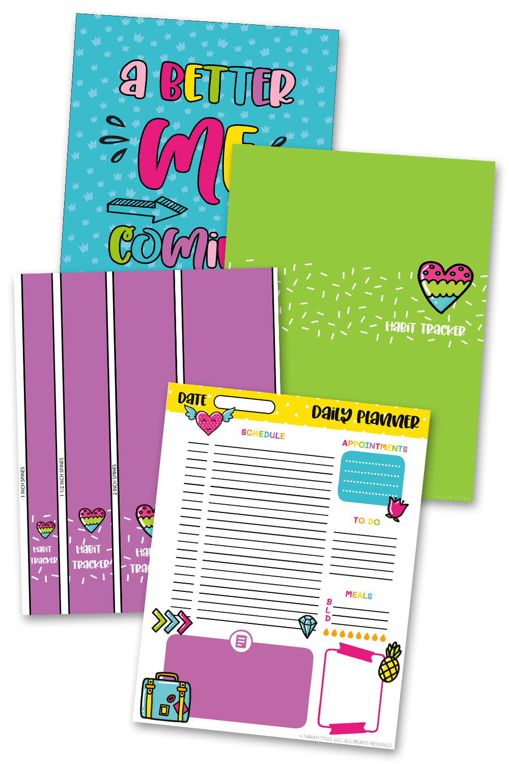 Habit Tracker Planner {29 Pages} – Sarah Titus