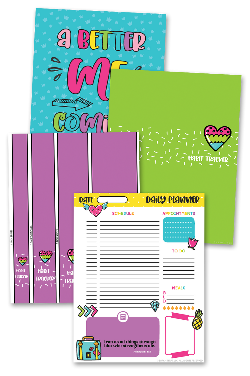 Habit Tracker Planner {29 Pages} – Sarah Titus