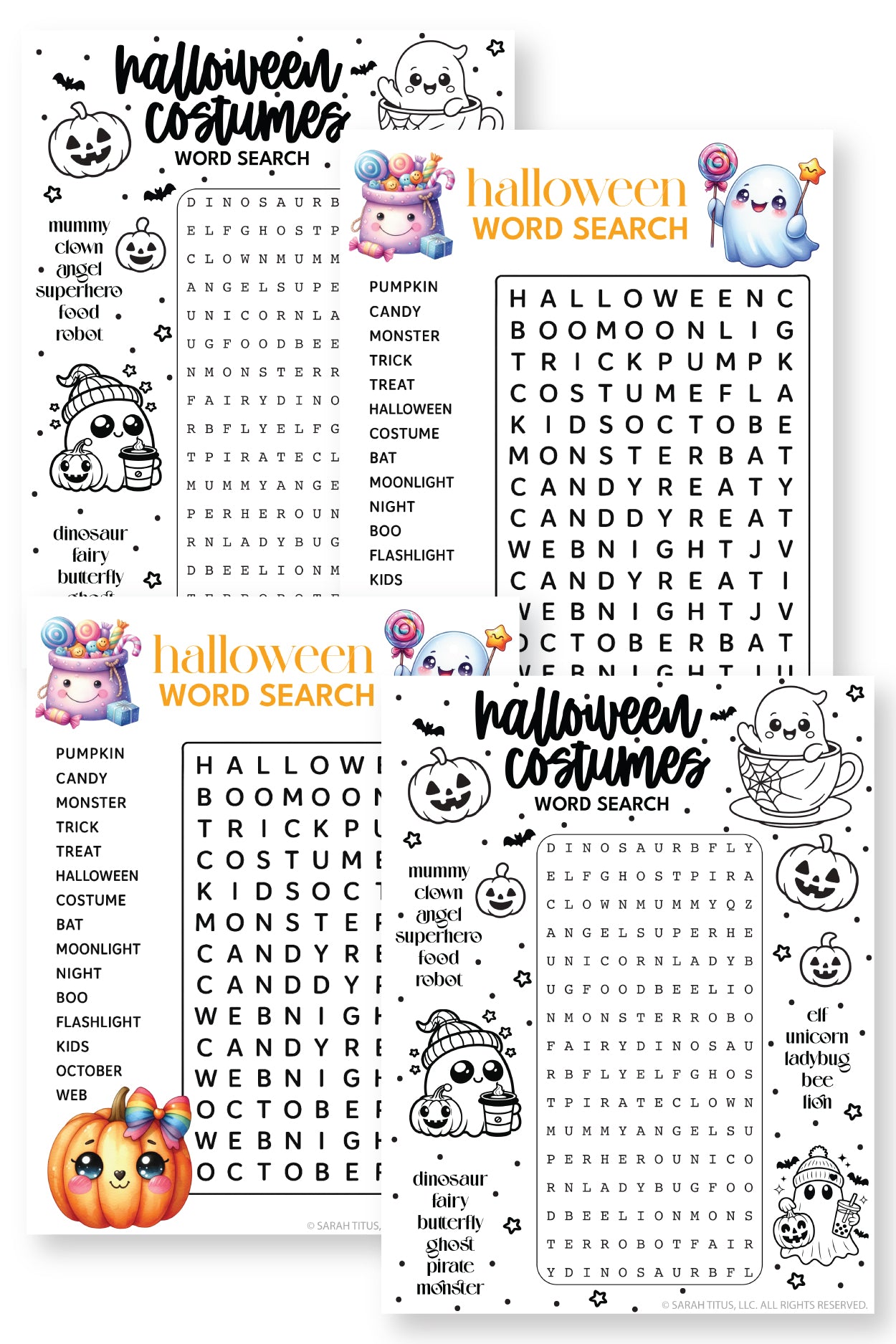 Cute Halloween Fun Book {150+ Pages}
