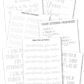 Hand Lettering Practice Sheets Printables