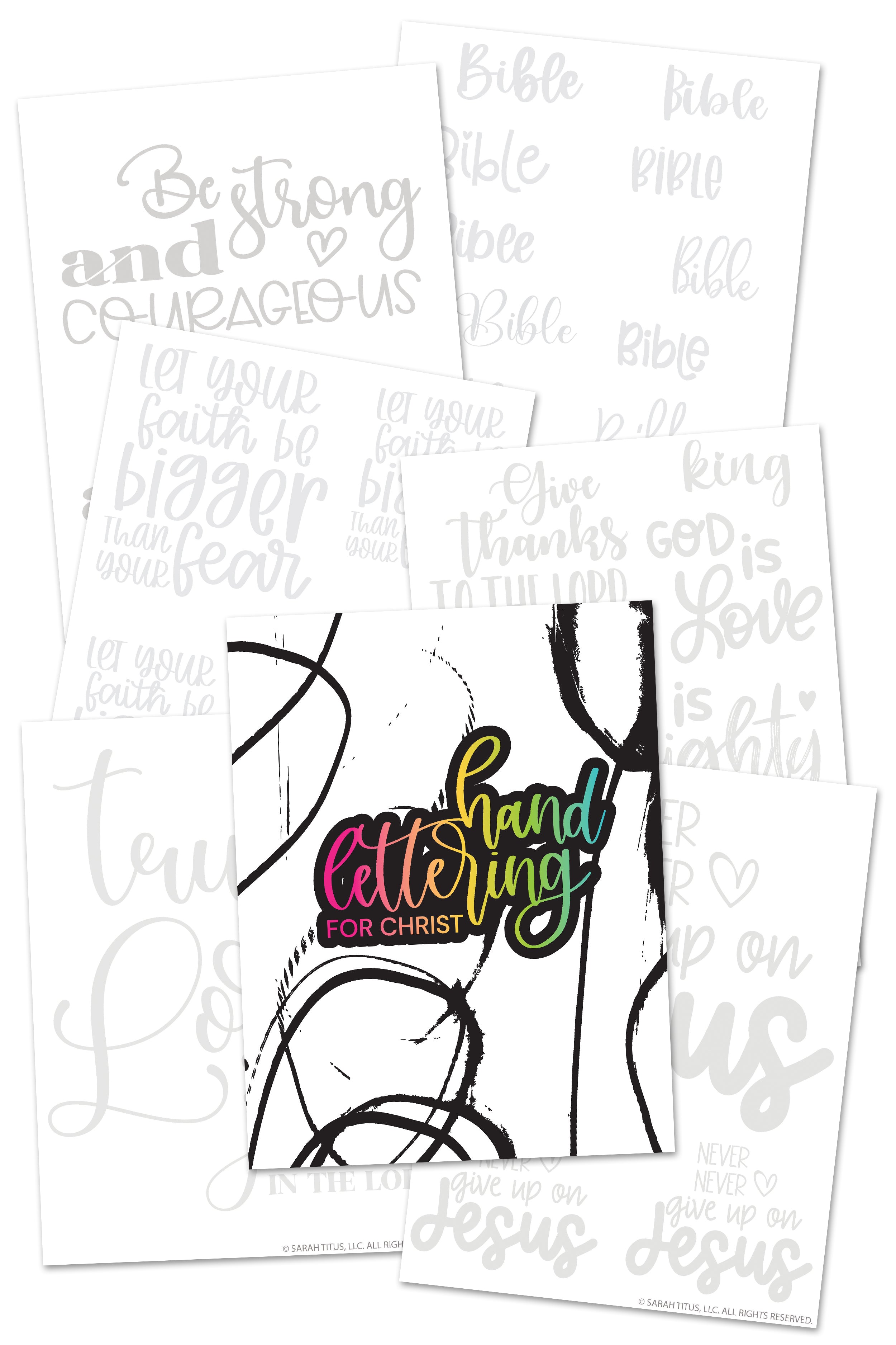 Hand Lettering for Christ {40 Pages} – Sarah Titus