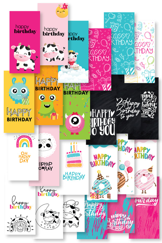 Happy Birthday Text Cards {20+ Cards}