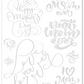 Happy Mother's Day Hand Lettering Worksheets