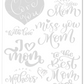 Happy Mother's Day Hand Lettering Worksheets Printable