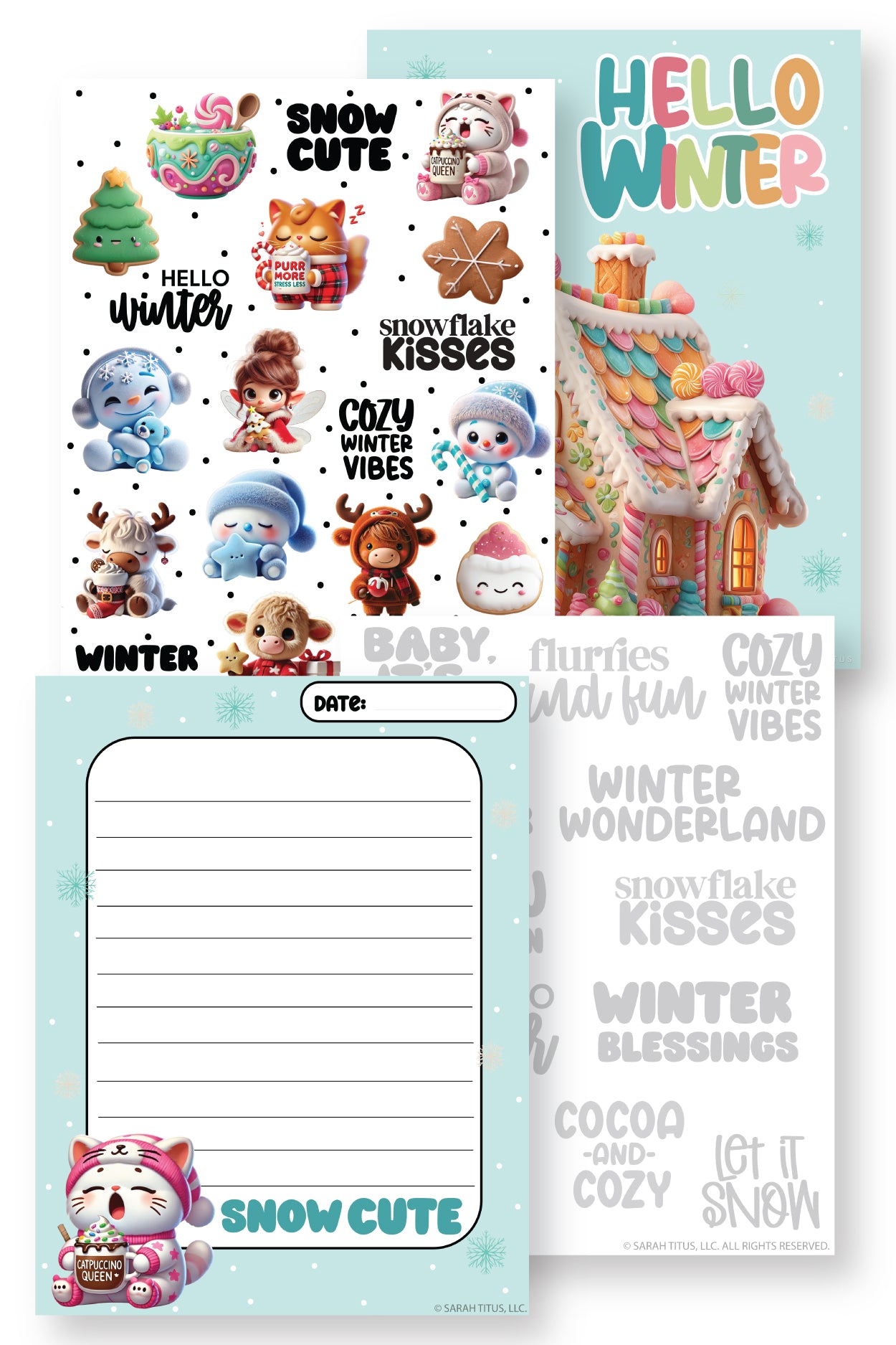 Winter Daily Planner {9 Pages}