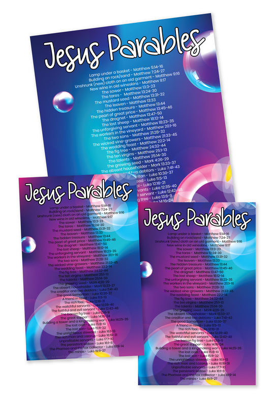 Jesus Parables Cheatsheet