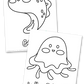 Learn to Draw Tracing Sea Animals Pages