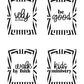 Kids Ministry Coloring Sheets / Wall Signs {8 Pages}