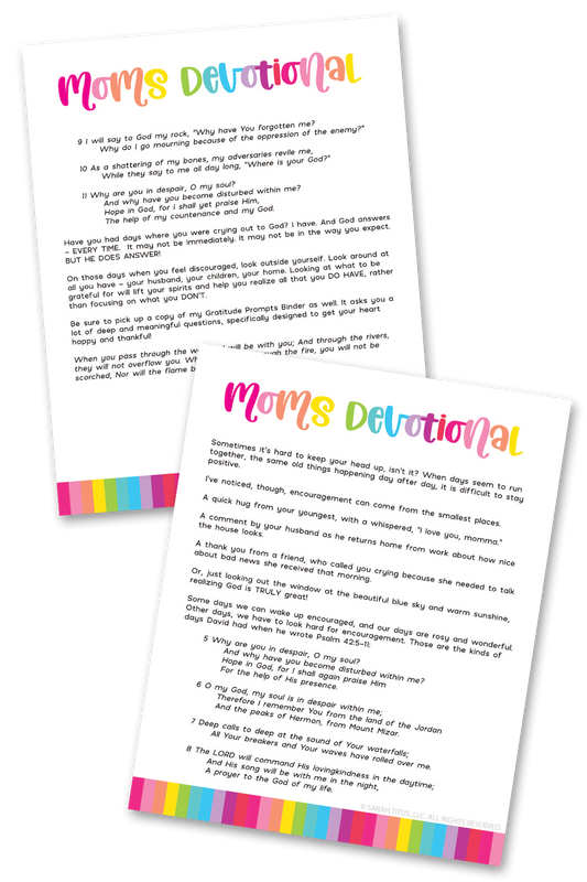 Moms Devotional Printable