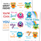 Monster Valentine's Day Cards